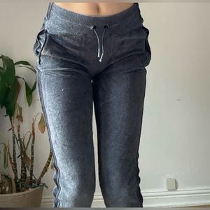 Athleta Grey Sweatpants Side Stripe